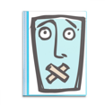 thumbnail image 1 of Shut Up  Face Sketch No Book Sheet Protectors Portfolio Binder Folder, 1 of 3