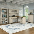 thumbnail image 2 of Fairview L Desk 4 Pc Set with Storage in Antique White - Engineered Wood, 2 of 7