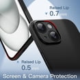thumbnail image 4 of JETech Ultra Slim (0.35mm Thin) Case for iPhone 15 6.1-Inch, Camera Lens Cover Full Protection, Lightweight Matte Finish PP Hard Minimalist Case, Support Wireless Charging (Black), 4 of 6
