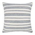 thumbnail image 5 of Ox Bay Petra 20" x 20" Navy/White Striped Reversible Indoor/Outdoor Adult Decorative Throw Pillow Cover, 5 of 8