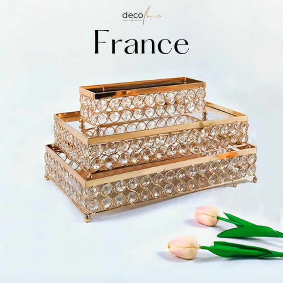 Set 3pz/bases Para Pasteles/diferente Medida/modelo France