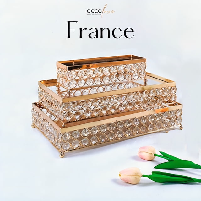 Set 3pz/bases Para Pasteles/diferente Medida/modelo France