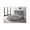 Gray, variant on Best Quality Furniture Twin Size Panel Bed in Gray Velvet Corduroy