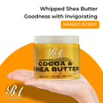thumbnail image 2 of Manteca de karité batida con eucalipto de Ra Cosmetics - 177 ml | Manteca de karité africana 100 % pura y natural para hombres y mujeres: la mejor crema hidratante artesanal con vitaminas esenciales p, 2 of 5