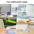 thumbnail image 4 of Base de batería para Echo Dot Liboer de quinta generación, color blanco, 4 of 6