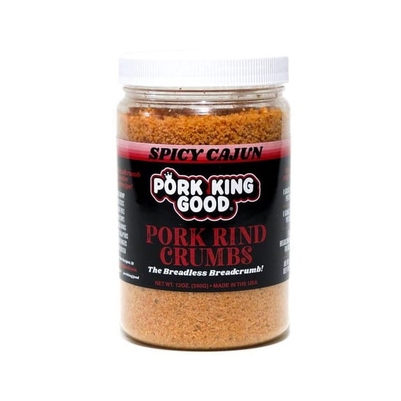 Pork King Good Spicy Cajun Pork Rind Crumbs