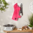 thumbnail image 4 of Raspberry Sorbet - Embroidered Paw Medium Pet Robe, 4 of 5