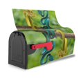thumbnail image 3 of Wukai Blue Viper And Yellow Viper Snake Mailbox Covers for Garden Outdoor Decor,Waterproof Post Box Cover 21x18 in& 25.5x21 in-21x18 in, 3 of 8