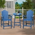 thumbnail image 2 of Clihome  HIPS Outdoor Bar Height Bistro Table Navy, 2 of 5