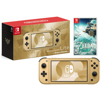 Nintendo Switch Lite Gaming Console in Blue with Mario Kart