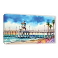 thumbnail image 2 of ArtWall Bill Drysdale "Sage Surf City Pier" Gallery-Wrapped Canvas, 2 of 2