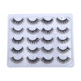 thumbnail image 1 of Unique Bargains 10 Pair False Eyelashes for Makeup Black S05, 1 of 5