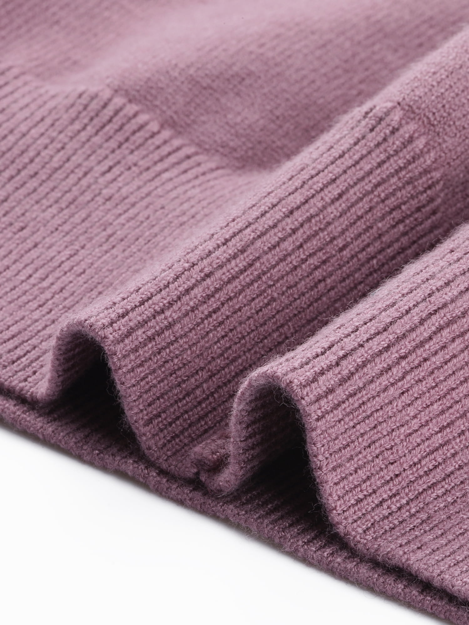 DARING DIVA Women's Long Sleeve Lightweight Crew Neck Knit Top M Dusty Lavender