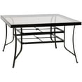 thumbnail image 2 of Hanover Monaco 9-Piece Counter-Height Outdoor Dining Set with 8 Sling Swivel Chairs and a 60-In. Square Glass-Top Table, 2 of 6