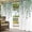 White Gray Green Grass Green, variant on Outdoor Curtains for Patio Waterproof, Brown Eucalyptus Leaves Outdoor Privacy Panels Grommet, Spring Leaves Plants Country Blackout Outside Curtains for Porch/Cabana/Pergola/Gazebo 54"x84", 2 Panels