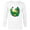 White, variant on Barney Lucky Horseshoe St. Patrick's Day - Long Sleeve T-Shirt for Men - Customized-White