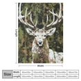 thumbnail image 4 of BCIIG Camo Deer Blanket for Men, Men's Hunting Room Decor Hunting Gifts for Men, Camouflage Blankets for Men, for Hunting Lovers Gift for Bed Couch and Sofa Blanket  40x50in, 4 of 6