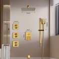 thumbnail image 7 of 12 Inch Bathroom Luxury Rain Wall Mounted Shower System with Shower Head, Hand Shower, Slide Bar,Bodysprays, 7 of 7