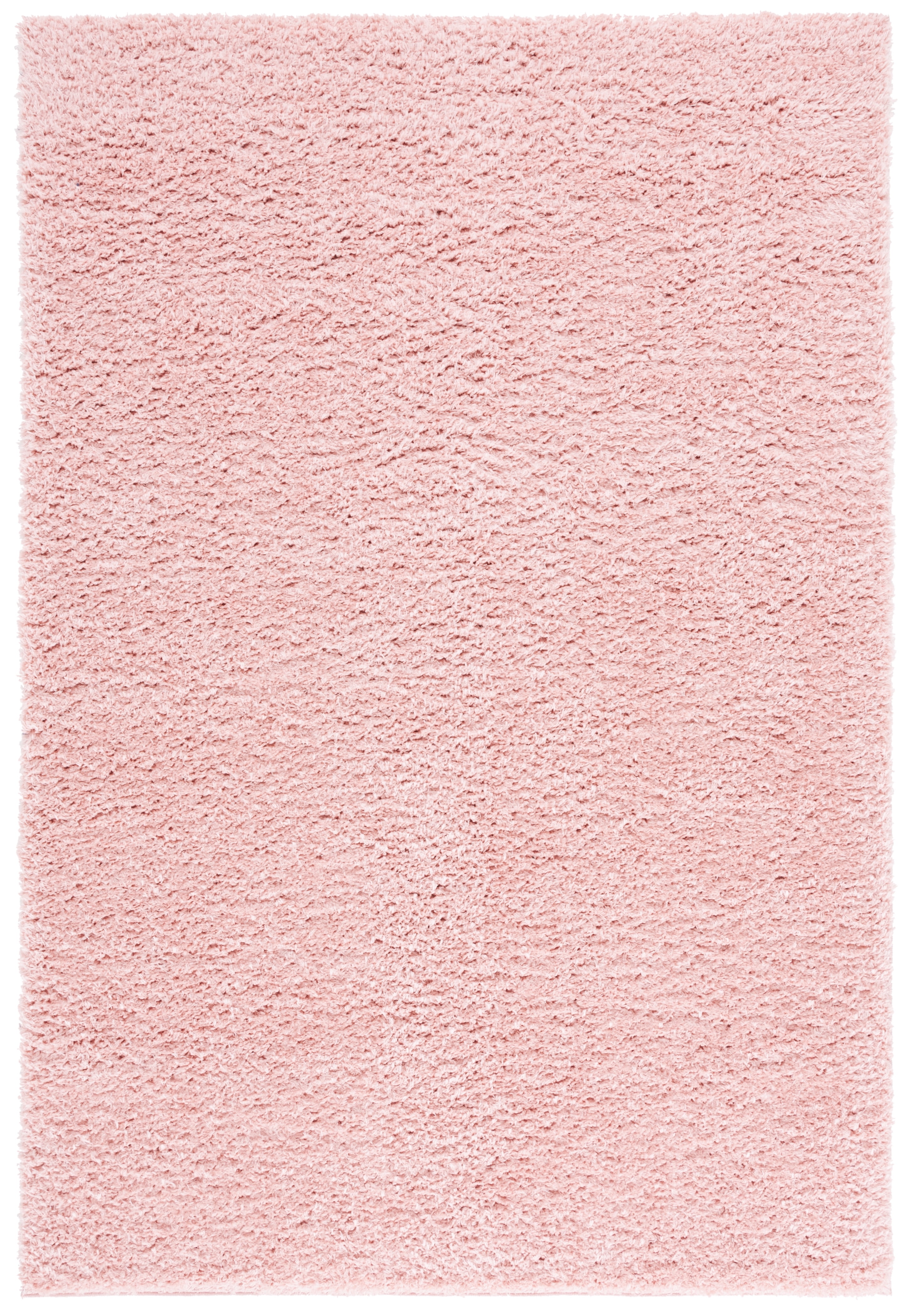 Safavieh Lindsay Deborah Solid Polyester Shag Area Rug, Pink, 6' x 9'