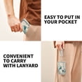 thumbnail image 5 of Cloth Wallet with Lanyard & Multiple Compartments Fashion Purse Zipper Clutch Bag for Cash Cards Coins Underwater Scene Featuring, 5 of 7