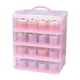 thumbnail image 2 of Wosthever Clear Cake Carrier Cupcake Storage Containers Insert Holder Layer Stackable Almacenamiento y organización del hogar, 2 of 6
