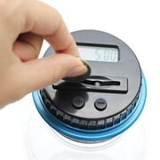 Abs Plastic Coin Piggy Bank Intelligent Electronic Calculation Piggy Bank Oversized Coin Change Money Box