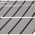 thumbnail image 2 of Sonducket Hoja de teca de barco EVA, antideslizante, para cubierta de barco de coche, aislamiento acústico, espuma autoadhesiva, alfombrilla de Deportes acuáticos Gris, 2 of 6