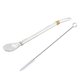 thumbnail image 1 of 1Pc Stainless Steel Straw Spoon Detachable Strainer Spoon with Cleaning Brush, 1 of 2