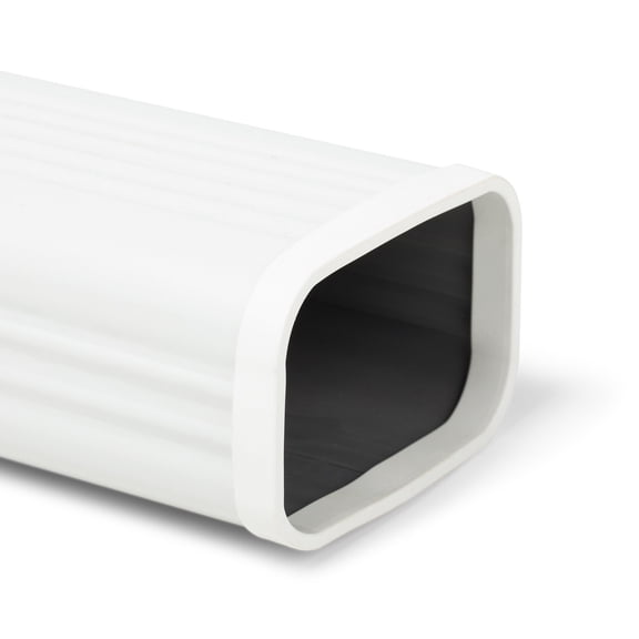 SpoutTrim | Downspout Safety Cap and Cover | 3"x4" | Durable | 2-Pack White