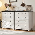 thumbnail image 6 of Joaxswe 5 Drawer White Bedroom Dresser, Farmhouse Vertical Dresser Drawers Wood Organizer for Living Room Entryway Small Spaces, 6 of 6