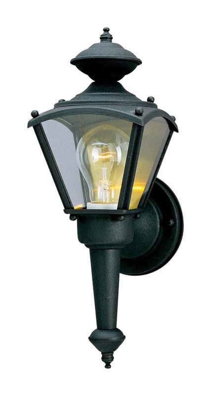 LAMPADA PARETE LUCE per Esterni da Giardino Alluminio Ottone Vetro Nero LAMPADA PARETE LUCE per Esterni da Giardino Alluminio Ottone Vetro Nero