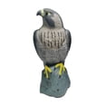 thumbnail image 3 of Estatua de águila señuelo, figura realista de protección para jardín, espantapájaros, escultura Ojos negros, 3 of 9