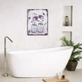 thumbnail image 2 of Lavender Flower Wall Art Purple Butterfly with Floral on Plank Canvas Wall Art for Bedroom Funny Inspirational Painting Wood Framed Prints Wall Decor for Living Room Bathroom,12x16 inches, 2 of 7