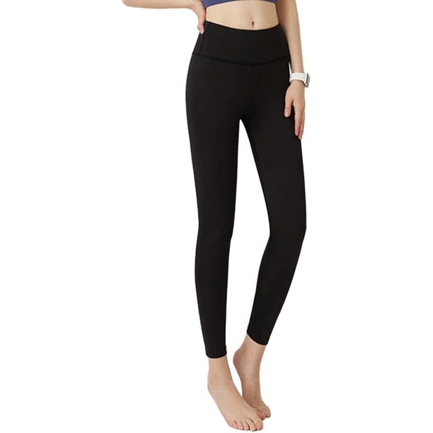 Azuki Leggings suaves de cintura alta para mujer, pantalones de yoga suaves con control de barriga
