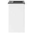 thumbnail image 3 of Modway Bryn 18" Wall-Mount Bathroom Vanity in White Black, 3 of 9