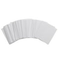thumbnail image 1 of 100x Christmas / Wedding / Party Business Name Cards Blank White Colco tarjetas en blanco de pvc, 1 of 7
