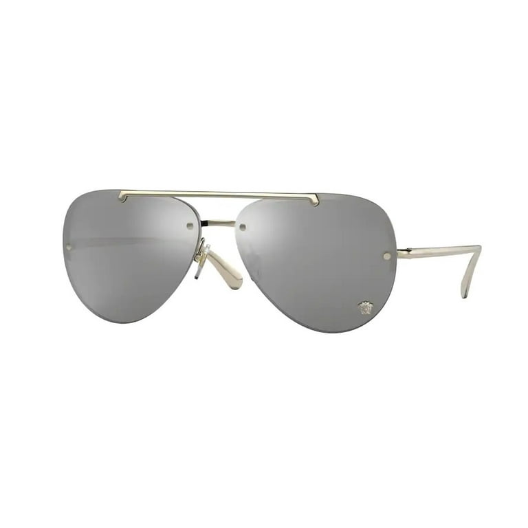 VERSACE VE2231 12526G Pale Gold Lt Grey Mirror Silver 60 mm  display picture 3