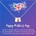 thumbnail image 2 of Mother's Day Jewelry For Mom, Mother's Day Necklace, Gift for Mom, Mother's Day Jewelry Gifts, Mother's Day Necklace, with Gift Box [Silver and RG Cube, No Personalized Blue-Purple Card], 2 of 3
