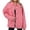 Pink, variant on Oversized Solid Color Boyfriend Denim Jacket Women Long Sleeve Relaxed Layering Jean Coat 1PC S-XL