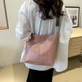 thumbnail image 4 of JUYGO Retro Commute Large -Capacity Bag Female Spring And Summer New Simple Casual Barrel Bag Fashionable Shoulder Bag, 4 of 9