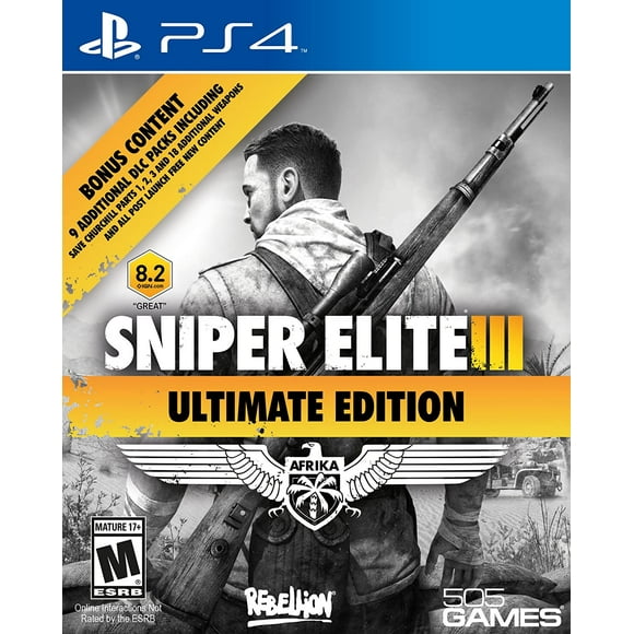 Sniper Elite III Ultimate Edition Ps4 PlayStation 4 Ultimate Edition