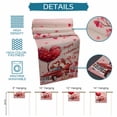 thumbnail image 6 of Pink Valentine's Day Table Runner 72 Inches Long Farmhouse Dress Scarves, Love Heart Gnomes Truck Roses Dining Tablerunner for Coffee Table/Kitchen Island/Party Décor, 13" x 72", 6 of 8