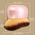 thumbnail image 2 of Brocha de maquillaje EOICCEOH extra grande para autobronceador y bronceador, 2 of 7