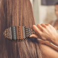 thumbnail image 4 of Rustic Style Hair Brush, Artistic Aesthetic Home Accent Comb with Waves Pattern for Daily Use & Styling, 4 of 7