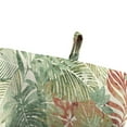 thumbnail image 4 of Jordan Manufacturing 44" x 22" Wesley Almond Green Leaves Rectangular Outdoor Chair Cushion with Ties and Hanger Loop, 4 of 11