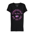 thumbnail image 1 of Aeropostale - Camiseta gráfica para mujer Fuzzy Aero, color negro, pequeña, 1 of 1