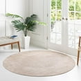 thumbnail image 4 of Unique Loom Portland Collection Area Rug - Woodburn (5' 3" Round Ivory/Beige), 4 of 12