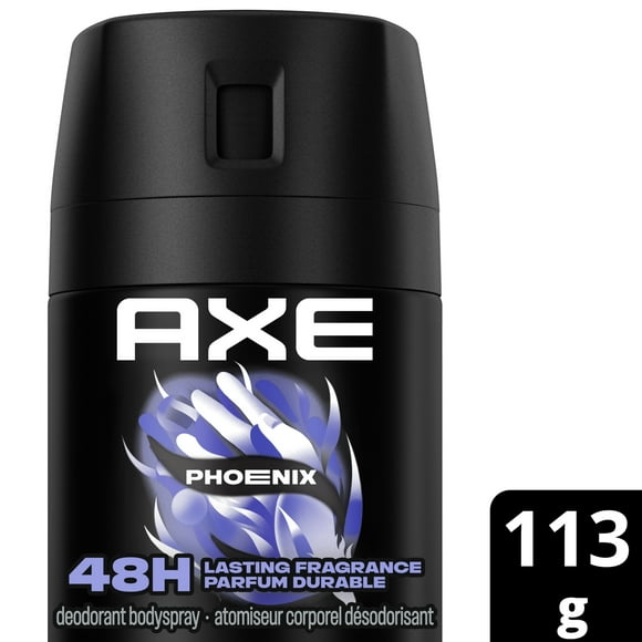AXE Phoenix Deodorant Body Spray for 48-Hour odour protection, Crushed Mint & Rosemary, Aluminum-free Deodorant, 113g, 113 g Deodorant Body Spray