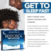 Restorol - Natural Sleep Aid - Relief from Jet Lag & Sleep Deprivation - Regulate Sleep Cycle - Get Restful Sleep (30ct)