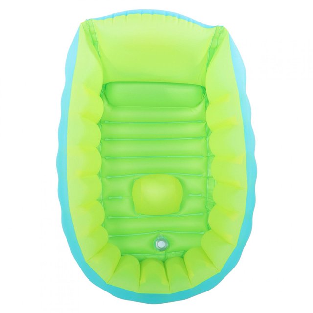 Ba?era inflable para bebé, 2 tama?os, opcional, ba?era para ni?os, respaldo de 45 grados, apariencia refinada, fácil de limpiar para ni?os, para baby shower, para ba?o, de 0 a 6 a?os(L) Ecomeon no